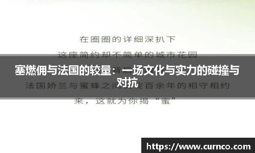 塞燃佣与法国的较量：一场文化与实力的碰撞与对抗